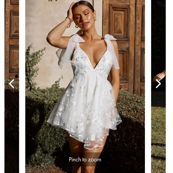 Selfie Leslie Dresses & Skirts - NWT Selfie Leslie Chantilly Mini Dress